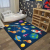 Children's Living Room Bedroom Cartoon Universe Star Carpet Home Bedside Balcony Sofa Floor Mat