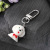 New Cartoon Resin Puppy Key Chain Cute Small Animal Bag Keychain Creative Three-Dimensional Panda Pendant
