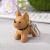 New Style French Fighting Dog Cute Key Ring Dog Doll Key Chain Pendant Bag Hanging Ornament Cartoon Puppy Key Chain