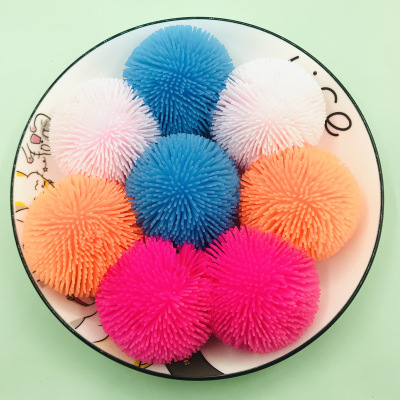 Cross-Border Flour Squeezing Toy Fur Ball Children Adult Novelty Vent Decompression Decompression Toy Factory Direct Sales