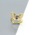 Korean Ins Retro Exquisite Colorful Crystal Butterfly Ring Simple Colorful Crystals Animal Open Ring Cross-Border Sold Jewelry