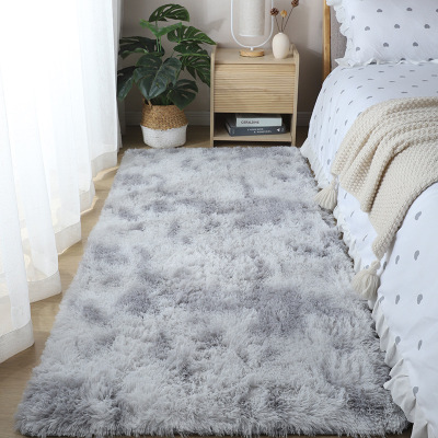 Cross-Border Carpet Bedroom Bedside Blanket Home Nordic Living Room Girl Room Tie-Dyed Blanket Floor Mat under Bed