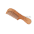 Natural Log Comb Peach Wood Household Comb with Handle Wide-Tooth Comb Fine Tooth Comb Can Print Logo