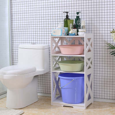 Bathroom Cabinet Storage Rack Home Floor Storage Rack Toilet Side Storage Rack