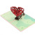 New Valentine's Day Stereoscopic Greeting Cards Love Tree 3D Paper Carving Greeting Card Wholesale Creative Blessing Card