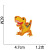 Spot Cartoon Embroidery Cute Little Dinosaur Clothes Patch Amazon Computer Embroidery Zhang Zai Foreign Trade Patch Stickers