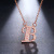 26 English Letters Wife's Romantic Travel Same Style Letter Necklace Korean Style Clavicle Cross-Border Foreign Trade Hot Sale