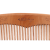Natural Log Comb Mahogany Comb No Handle Moon Shape Household Comb Beard Comb Can Print Logo
