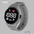 Creative LED Electronic Watch C5-11 Football Square Apple Waterproof Digital Sports Student Clothing Wear