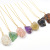 Natural Crystal Necklace European and American Irregular Crystal Stone Pendant Handmade Winding Stone Necklace Ornament Wholesale
