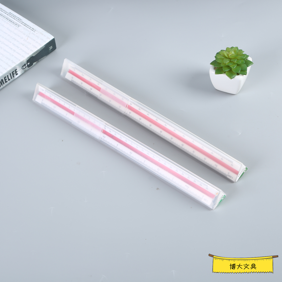 大比例三棱比例尺建筑工程施工制图尺工程设计三棱比例尺厂家直销