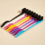 Foreign Trade Salon Multi-Color Double-Headed Edge Brush Eyebrow Brush Broken Hair Decoration Household Styling Hairline Combing Brush Tool