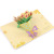 Holiday 3D Greeting Card Decoration Mother's Day Three-Dimensional Bouquet Greeting Card Sunflower Paper Carving Card Thank You Blessing Greeting Card Wholesale