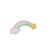 Spot Amazon Cloth Sticker Small Rainbow Embroidery Patch Combination Cloud Embroidered Meteor Zhang Zai Decorative Sequins Patch