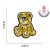 Spot Toothbrush Embroidery Patch Bear Computer Emboridery Label Cartoon Tiger Cat Gradient Color Embroidery Patch Ironing