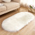 Creative Home Wool-like Carpet Floor Mat Living Room Sofa Cold-Proof Foot Mat Bedroom Non-Slip Mat