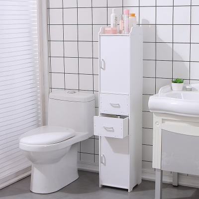 Nordic Style Simple Bathroom Bathroom Toilet Cupboard Multi-Layer Floor-Standing Home Organize and Storage Storage