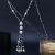 Cross-Border Sold Jewelry New Necklace for Women Simple Fashion in Europe and America Tassel Long Sweater Chain with Diamonds Necklace Wholesale