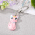 Europe and America Cross Border New Cartoon Moon Cat Pendant Sweet Fun Kitten Key Buckle Cute Animal Ornaments Pendant