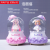 Lolita Series Macaron Crystal Ball Music Box Decoration Snow Cartoon Children Students' Birthday Present