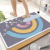 Crystal Velvet Printed Carpet Doorway Hallway Door Mat Bathroom Toilet Water-Absorbing Non-Slip Mat Cartoon Floor Mat