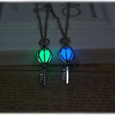 Luminous Ornament Can Be Opened Hollow Alloy Light-Emitting Pendant Fluorescent Beads Small Pendant Creative Gift Wholesale