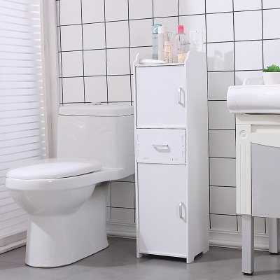 Nordic Style Simple Bathroom Bathroom Toilet Cupboard Multi-Layer Floor-Standing Home Organize and Storage Storage