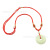 Luminous Stone Pendant Jade Safety Knot Necklace Luminous Fluorite Pendant Small Pendant Female Simple Couple Ornament Wholesale