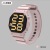 New LED Electronic Watch C3 Series Square Waterproof Digital Fashion Sports Couple Student LED Electronic Watch