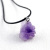 Amethyst Stone Natural Raw Gemstone Necklace Amethyst with Shape Irregular Pendants Clavicle Chain Female Small Jewelry Wholesale