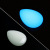 Noctilucent Stone Water Drop Pendant Heart Shaped Fluorescent Stone Pendant Luminous Luminous Stone Small Jewelry Wholesale