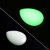 Noctilucent Stone Water Drop Pendant Heart Shaped Fluorescent Stone Pendant Luminous Luminous Stone Small Jewelry Wholesale