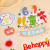 Children's Cake Decoration Plug-in Decoration Stickers Princess Prince Boys and Girls Internet Celebrity Happy Birthday Plug-in Word Plate