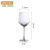 Creative Hammer Pattern Golden Trim Glass Nordic Vintage Crystal Goblet Phnom Penh Champagne Glass Wholesale