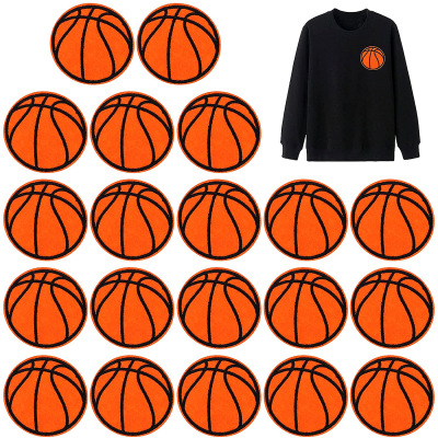 2022 Classic Basketball Patch Computer Embroidered Cloth Stickers Cartoon Basketball Embroidery Patch Clothes Clothing Embroidery