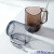 Japanese Style Gargle Cup Washing Cup Creative Couple Brushing Cups Bathroom Plastic Transparent Cup Creative Cute Cup