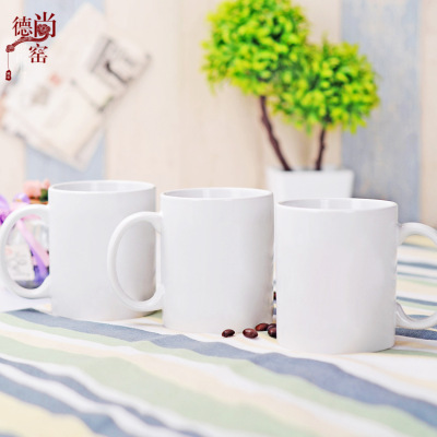 Wholesale Advertising Creative Ceramic Mug Customized Logo Gift Cup Bone China Thermal Transfer Coffee Cup Manufacturer