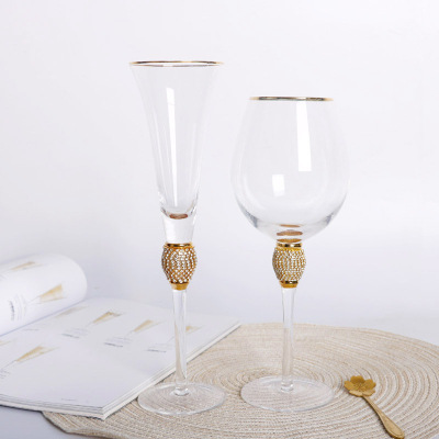 Phnom Penh Cocktail Glass Diamond Wine Set Champagne Goblet Crystal Grape Red Wine Glass Wine Glass