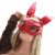 Dananshu Halloween Eye Mask Cat Head Girl Mysterious Mask Makeup Hip-Hop Dance Ball Mask Trendy Fashion Ornament