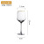 Creative Hammer Pattern Golden Trim Glass Nordic Vintage Crystal Goblet Phnom Penh Champagne Glass Wholesale