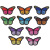 Spot Amazon Maple Leaf Butterfly Mixed Patch Mulitcolor Leaves Embroidery Flower Zhang Zi Subsidy Embroidered Cloth Stickers