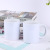 Blank DIY Sublimation Cup C round Handle White Mug Printable Logo Photo Coated Ceramic Discoloration Cup Wholesale