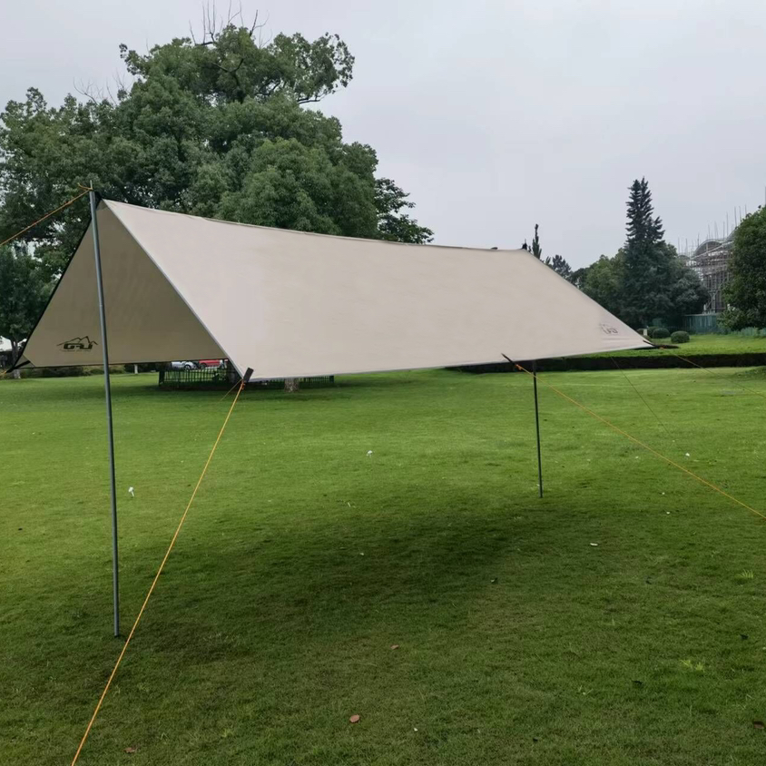 厂家直销天幕黑胶遮阳天幕遮阳篷可定制露营户外