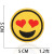 2022 Cartoon Smiley Patch Computer Embroidery Patch Yellow Expression Embroidery Patch Clothes Decoration Embroidery