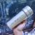 S999 Sterling Silver Liner Health Bottle Double-Layer Vacuum Thermos Cup Free Gift Cup Tea Cup Wholesale