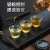 Tea Water Separation Double-Layer Intelligent Temperature Measuring Glass Men's High-End Cup of Tea Water Gift Wholesale