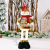 Christmas Retro Snowflake Checked Cloth Retractable Doll Hotel Mall Christmas Decorations Arrangement Ornaments