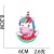 Spot Cross-Border Cute Unicorn Computer Embroidered Zhang Zai Children's Clothing Patch Cartoon Embroidered Cloth Stickers Ironing