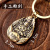 Brass Eight Big Pendant Accessories Couple Car Key Ring Empty Gourd Yellow String Qing Dynasty Five Emperors' Coins Accessories