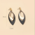 Korean Fashion Simple Geometric Earrings Internet Celebrity Fairy Temperamental Slimming Earrings All-Match Ear Jewelry Women
